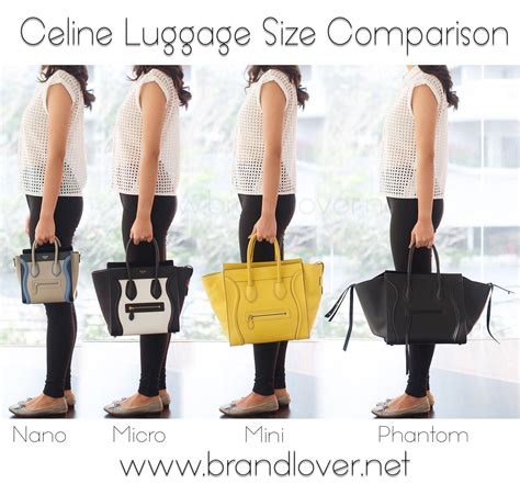 celine envelope luggage bag|celine luggage bag size comparison.